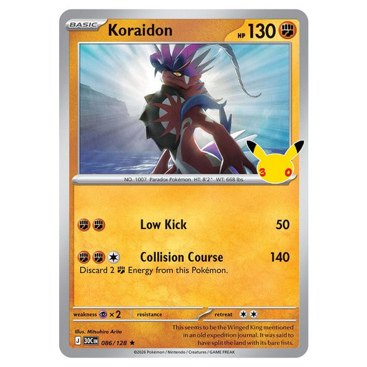 Pokemon - 30th Celebration - Koraidon - 086/128