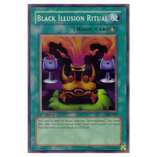 Yu-Gi-Oh! - Magic Ruler - Black Illusion Ritual (Super Rare) - MRL-EN051/050