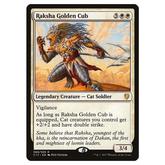 Magic The Gathering - Commander 2017 - Raksha Golden Cub - 069/309