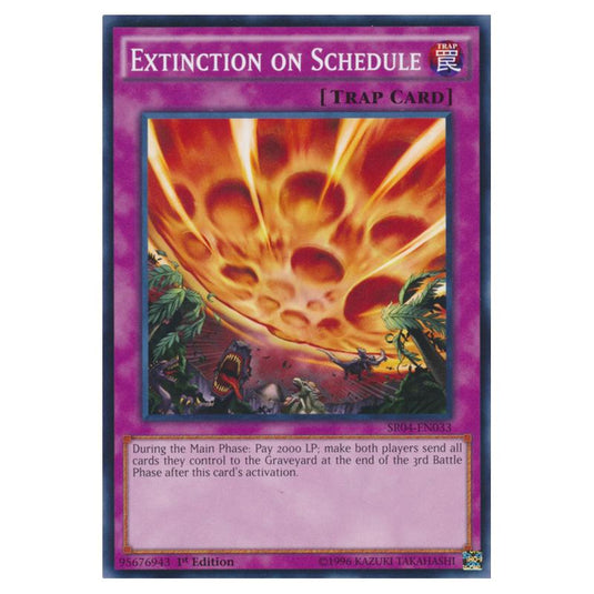 Yu-Gi-Oh! - Dinosmasher\'s Fury Structure Deck - Extinction on Schedule (Common) SR04-EN033