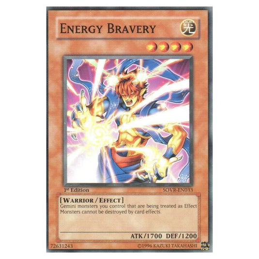 Yu-Gi-Oh! - Stardust Overdrive - Energy Bravery (Common) SOVR-EN033