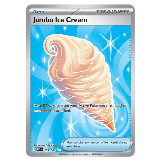 Pokemon - Mega Evolution - Chaos Rising - Jumbo Ice Cream - 109/086
