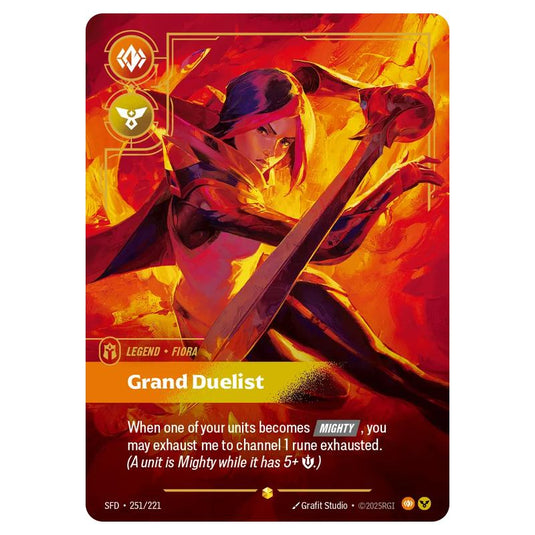 Riftbound: League of Legends TCG - Spiritforged - Fiora - Grand Duelist - 251/221