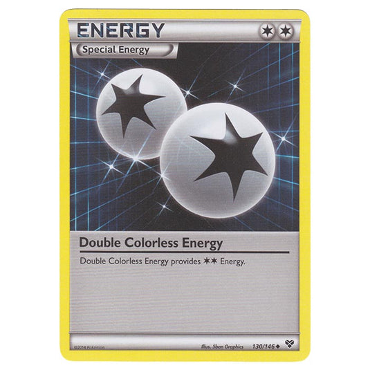 Pokemon - XY Base Set - Double Colorless Energy - 130/146