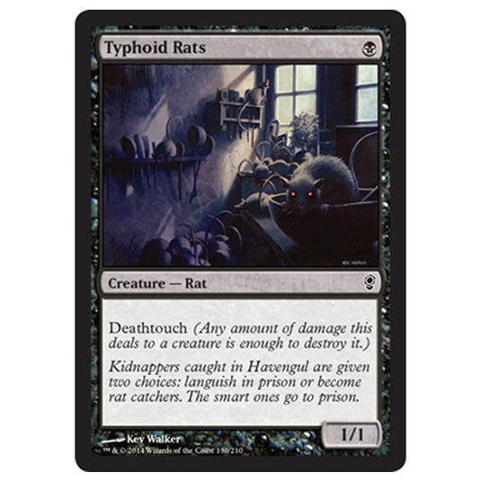 Magic the Gathering - Conspiracy - Typhoid Rats - 130/210