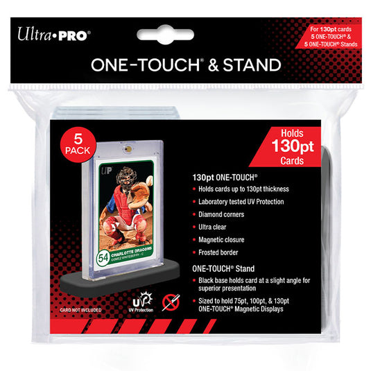 Ultra Pro - 130PT UV ONE-TOUCH & Stands 5-pack