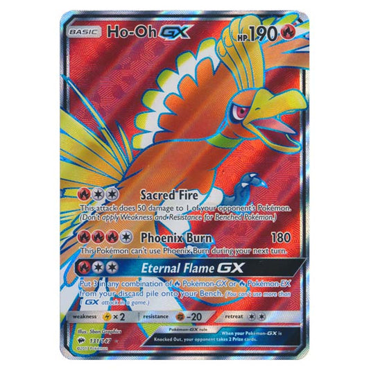 Pokemon - Sun & Moon - Burning Shadows - Ho-Oh-GX (Full Art) - 131/147