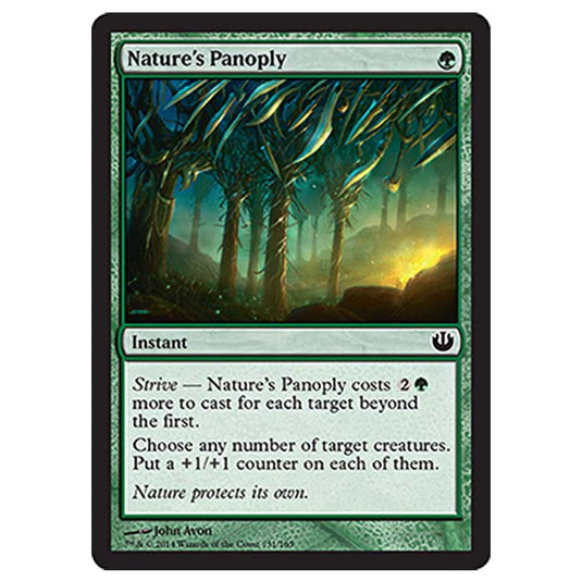 Magic the Gathering - Journey into Nyx - Nature's Panoply - 131/165