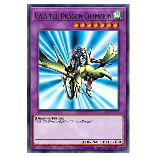 Yu-Gi-Oh! - Yugi's Legendary Decks - Gaia the Dragon Champion (Common) YGLD-ENA41