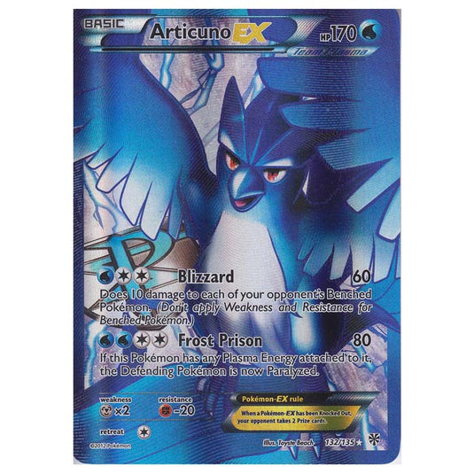 Pokemon - Black & White - Plasma Storm - Articuno-EX - Full Art - 132/135