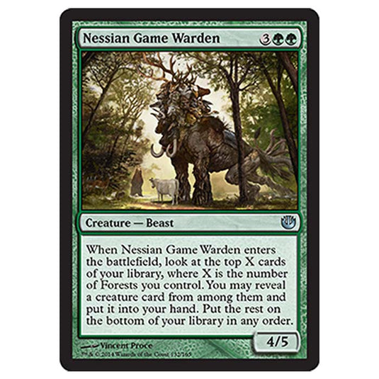 Magic the Gathering - Journey into Nyx - Nessian Game Warden - 132/165