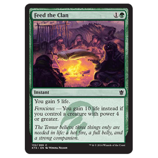 Magic the Gathering - Khans Of Tarkir - Feed the Clan - 132/269