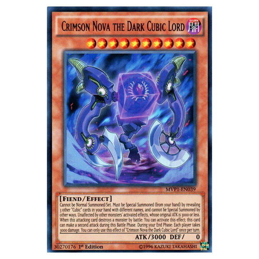 Yu-Gi-Oh! - Yu-Gi-Oh! The Dark Side of Dimensions Movie Pack - Crimson Nova the Dark Cubic Lord (Ultra Rare) MVP1-EN039
