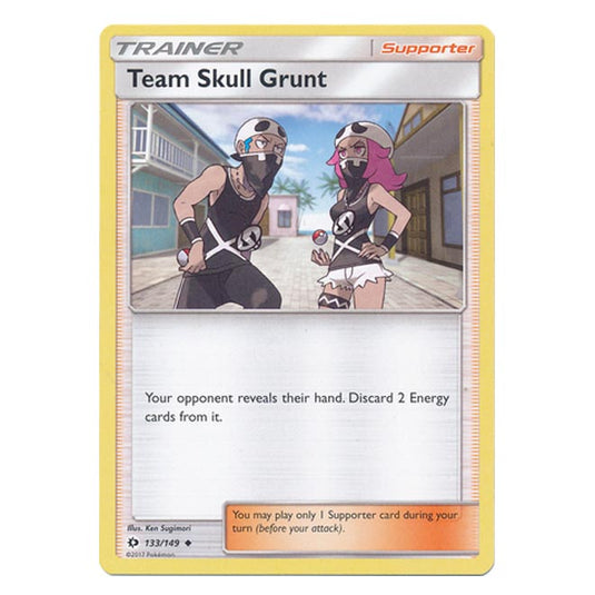 Pokemon - Sun & Moon - Base Set - Team Skull Grunt - 133/149