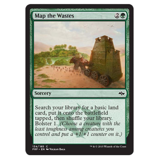 Magic the Gathering - Fate Reforged - Map the Wastes - 134/185