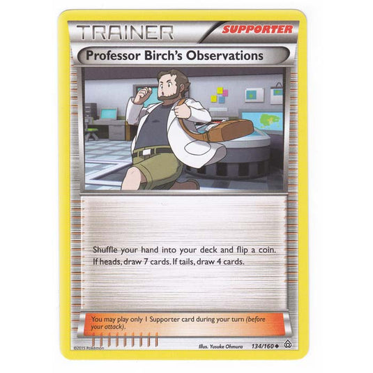 Pokemon - XY Primal Clash - Professor Birchs Observations - 134/160