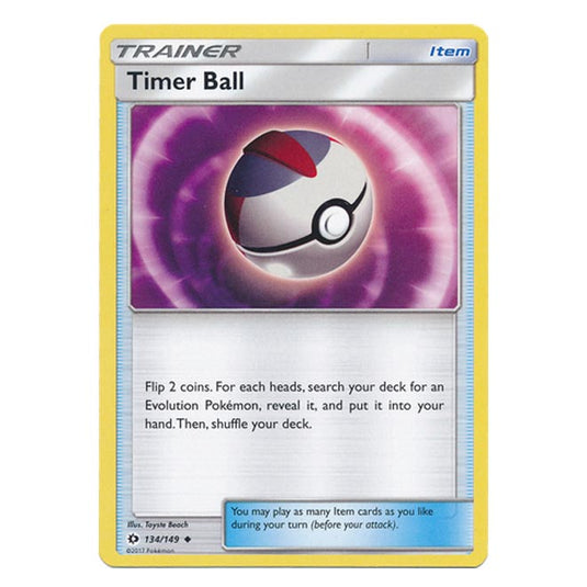 Pokemon - Sun & Moon - Base Set - Timer Ball - 134/149