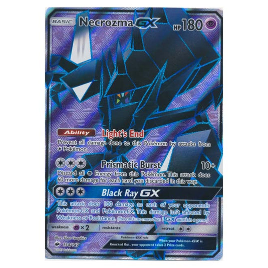 Pokemon - Sun & Moon - Burning Shadows - Necrozma-GX (Full Art) - 134/147