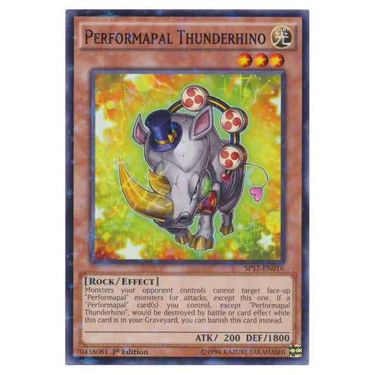 Yu-Gi-Oh! - Star Pack Battle Royal - Performapal Thunderhino (Starfoil Rare) SP17-EN016