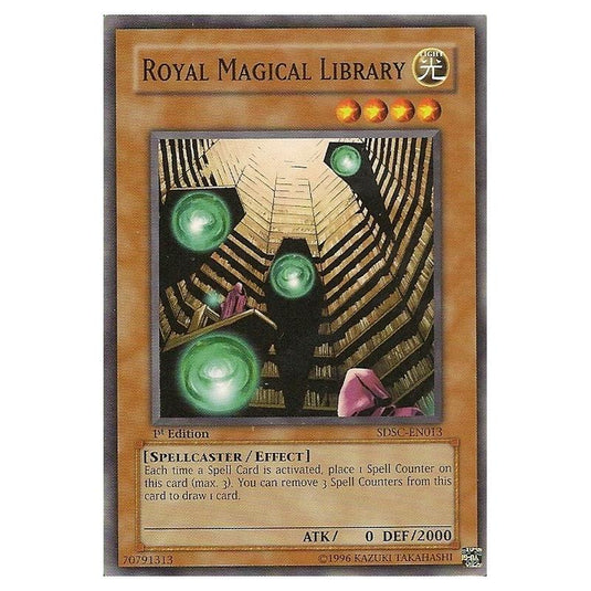 Yu-Gi-Oh! - Spellcaster's Command Structure Deck - Royal Magical Library (Common) SDSC-EN013