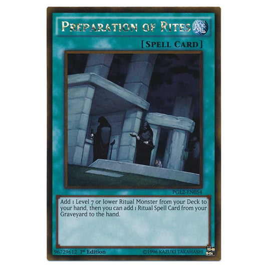 Yu-Gi-Oh! - Premium Gold - Return of the Bling - Preparation of Rites (Gold Rare) PGL2-EN054