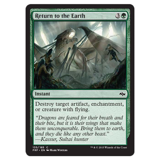 Magic the Gathering - Fate Reforged - Return to the Earth - 135/185