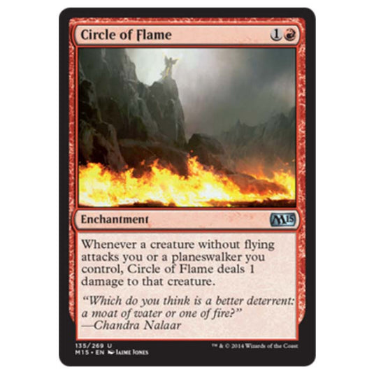 Magic the Gathering - M15 Core Set - Circle of Flame - 135/269