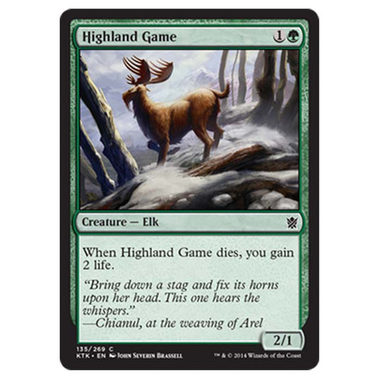 Magic the Gathering - Khans Of Tarkir - Highland Game - 135/269