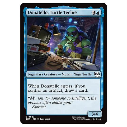 Magic The Gathering - Teenage Mutant Ninja Turtles - Donatello, Turtle Techie - 0037