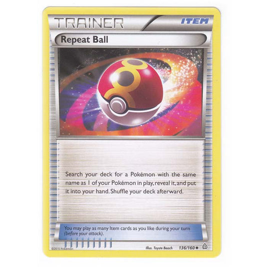 Pokemon - XY Primal Clash - Repeat Ball - 136/160