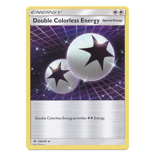 Pokemon - Sun & Moon - Base Set - Double Colorless Energy - 136/149