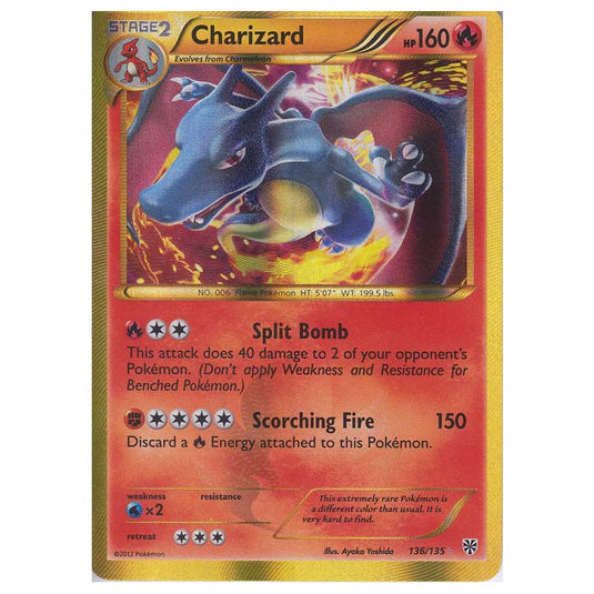 Pokemon - Black & White - Plasma Storm - Charizard - Secret Rare - 136/135