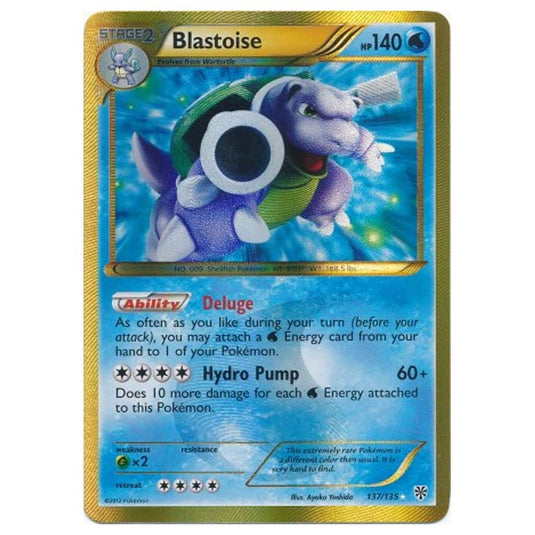 Pokemon - Black & White - Plasma Storm - Blastoise - Secret rare - 137/135