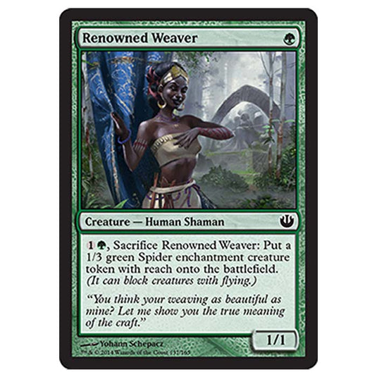 Magic the Gathering - Journey into Nyx - Renowned Weaver - 137/165