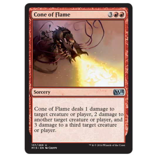 Magic the Gathering - M15 Core Set - Cone of Flame - 137/269