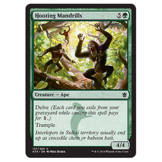 Magic the Gathering - Khans Of Tarkir - Hooting Mandrills - 137/269