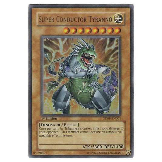 Yu-Gi-Oh! - Structure Deck - Dinosaur's Rage - Super Conductor Tyranno (Ultra Rare) SD09-EN001