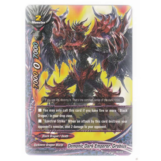 Future Card Buddyfight - Break To The Future - Demonic Dark Emperor Grobius - 114/135 (Foil)