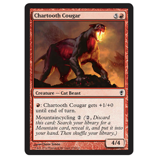 Magic the Gathering - Conspiracy - Chartooth Cougar - 139/210