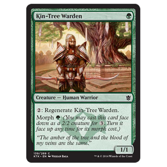 Magic the Gathering - Khans Of Tarkir - Kin-Tree Warden - 139/269