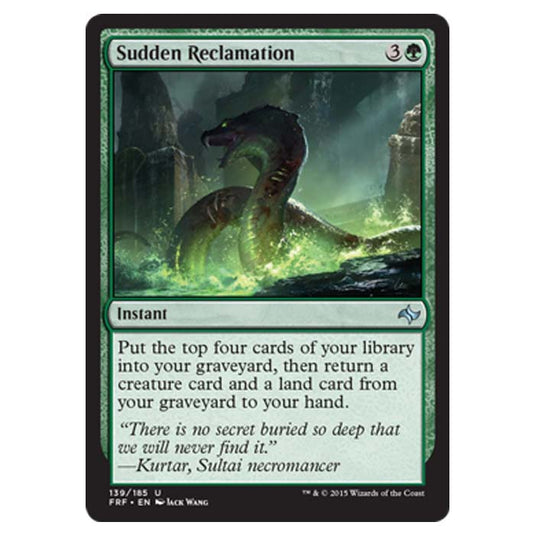 Magic the Gathering - Fate Reforged - Sudden Reclamation - 139/185
