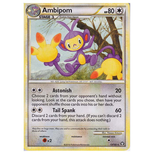 Pokemon - HGSS - Triumphant - Ambipom 13/102