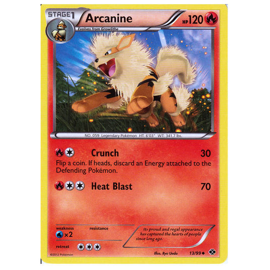 Pokemon - Black & White - Next Destinies - Arcanine 13/99