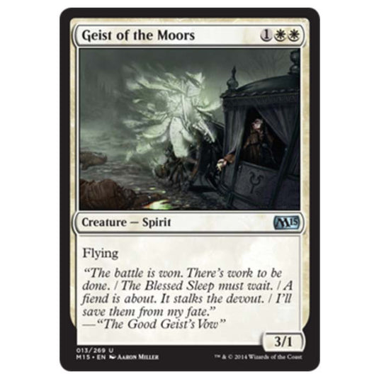 Magic the Gathering - M15 Core Set - Geist of the Moors - 13/269