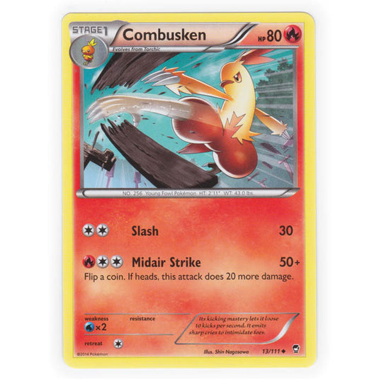 Pokemon - XY Furious Fists - Combusken - 13/111