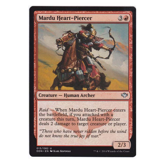 Magic the Gathering - Speed VS Cunning - Mardu Heart-Piercer - 13/82