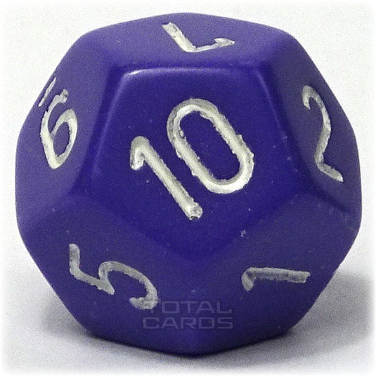 Chessex - Opaque 16mm D12 - Purple w/White