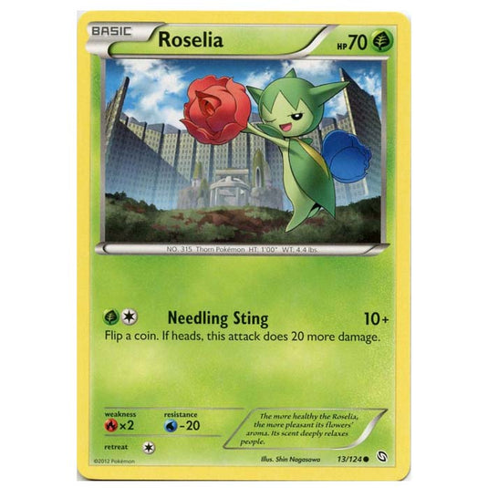 Pokemon - Black & White - Dragons Exalted - Roselia - 13/124