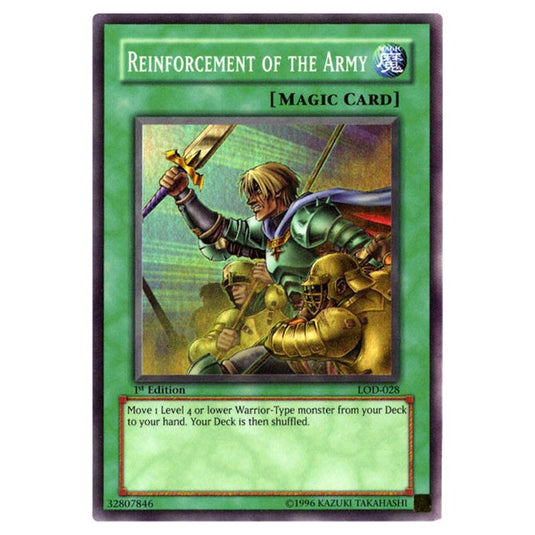 Yu-Gi-Oh! - Legacy of Darkness - Reinforcement of the Army (Super Rare) LOD-028