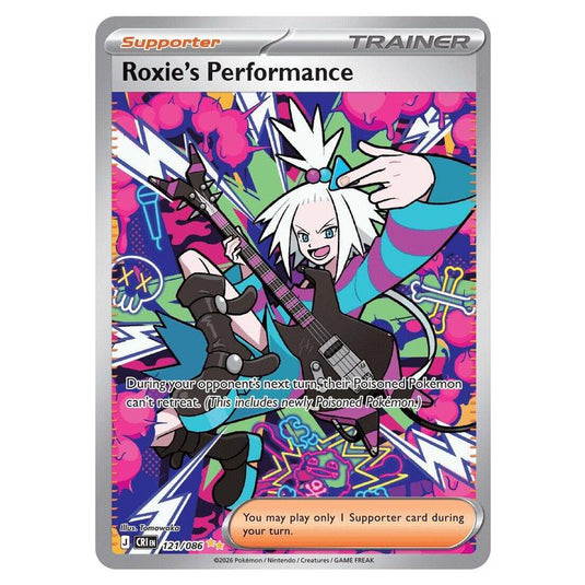 Pokemon - Mega Evolution - Chaos Rising - Roxie's Performance - 121/086